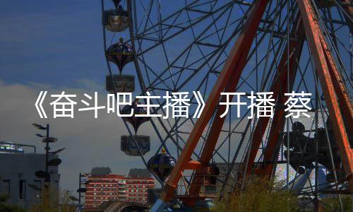 气宣蔡少称要斗吧当第主播播 一名开奋芬霸