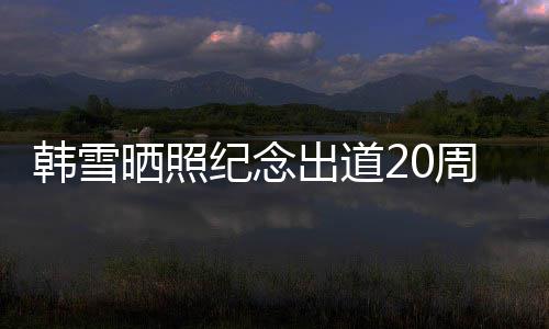 陪伴感谢出道周年 疑一路老公韩雪纪念晒照神秘