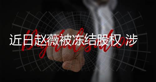 额达权 赵薇被冻2万近日结股家公涉多司数